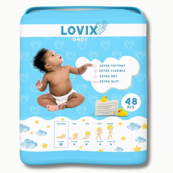 diaper baby 48 pcs